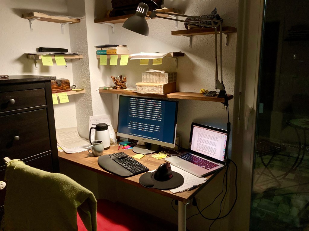 A writer is never&nbsp;finished.